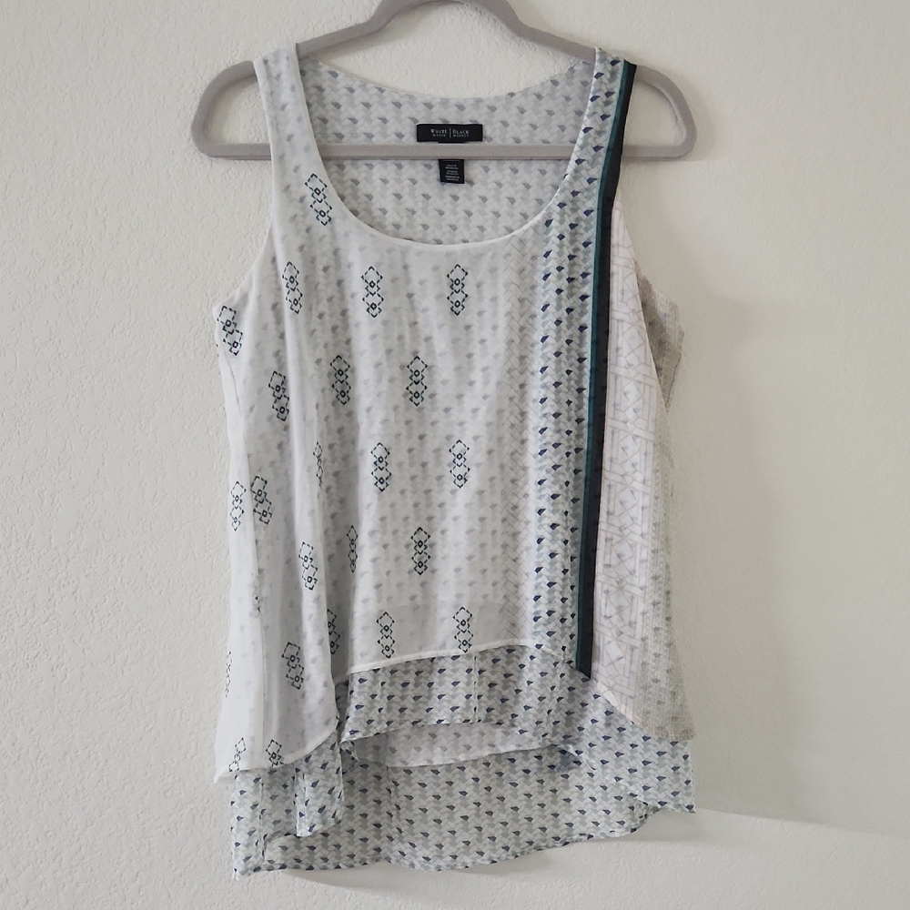 White House Black Market Layered Top